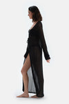 Siyah Uzun Kimono