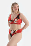 Multicolor Yüksek Bel Bikini Alt