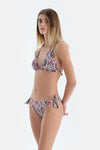 Multicolor Düşük Bel Bikini Alt