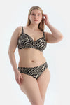 Multicolor Yüksek Bel Bikini Alt