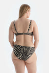 Multicolor Yüksek Bel Bikini Alt