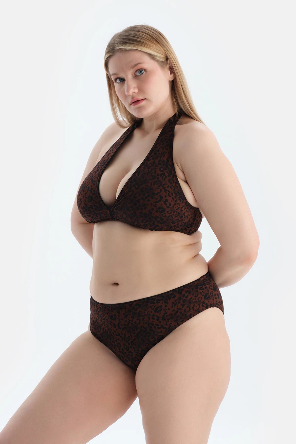 Multicolor Yüksek Bel Bikini Alt