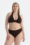 Multicolor Yüksek Bel Bikini Alt