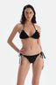 Siyah Spagetti Bikini Alt