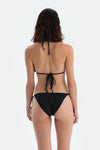Siyah Spagetti Bikini Alt