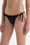 Siyah Spagetti Bikini Alt