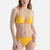 Sarı Spagetti Bikini Alt