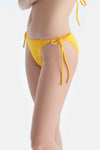 Sarı Spagetti Bikini Alt