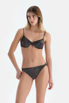Multicolor Düşük Bel Bikini Alt