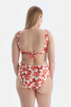Multicolor Korseli Toparlayıcı Bikini Üst