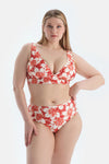 Multicolor Korseli Toparlayıcı Bikini Üst