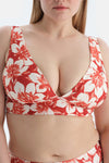 Multicolor Korseli Toparlayıcı Bikini Üst