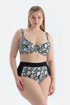 Multicolor Korseli Toparlayıcı Bikini Üst
