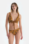 Multicolor Üçgen Geniş Bikini Üst