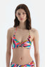 Multicolor Üçgen Geniş Bikini Üst