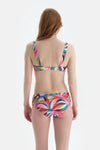 Multicolor Balenli Bikini Üst