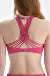Fuşya Halter Yaka Bikini Üst