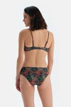 Multicolor Straplez Bikini Üst