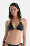 Siyah Üçgen Küçük Bikini Üst