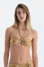 Multicolor Straplez Bikini Üst