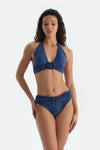 Multicolor Üçgen Geniş Bikini Üst