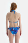 Multicolor Üçgen Küçük Bikini Üst