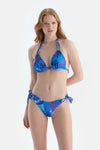 Multicolor Üçgen Küçük Bikini Üst