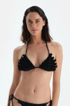 Siyah Üçgen Küçük Bikini Üst