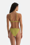 Fıstık Yeşili Üçgen Küçük Bikini Üst