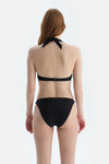 Siyah Straplez Bikini Üst
