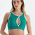 Yeşil Halter Yaka Bikini Üst