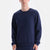 Lacivert Scuba Bisiklet Yaka Sweatshirt