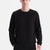 Siyah Scuba Bisiklet Yaka Sweatshirt