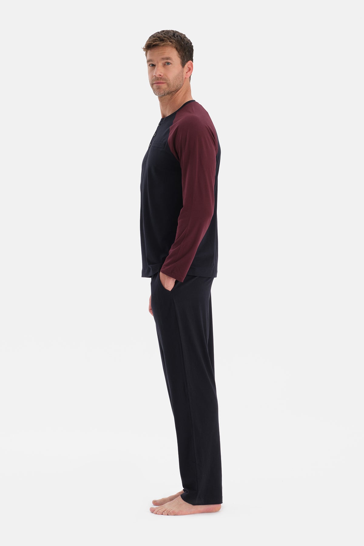 REGLAN KOLLU TİŞÖRT PANTOLON TAKIM