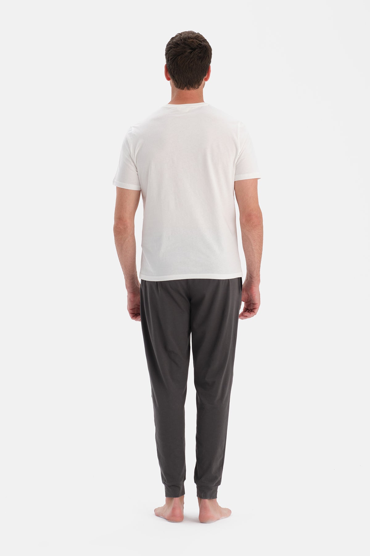 JOGGER PAÇA İKİLİ ÖRME PANTOLON