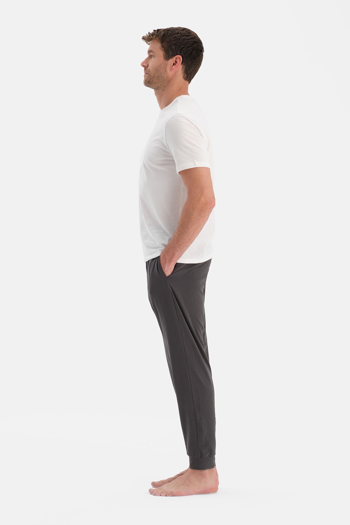 JOGGER PAÇA İKİLİ ÖRME PANTOLON