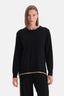 Siyah Travel Biye Detaylı Sweatshirt