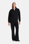 Siyah Travel İçi Şardonlu Modal Sweatshirt