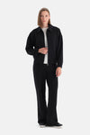 Siyah Travel İçi Şardonlu Modal Sweatshirt