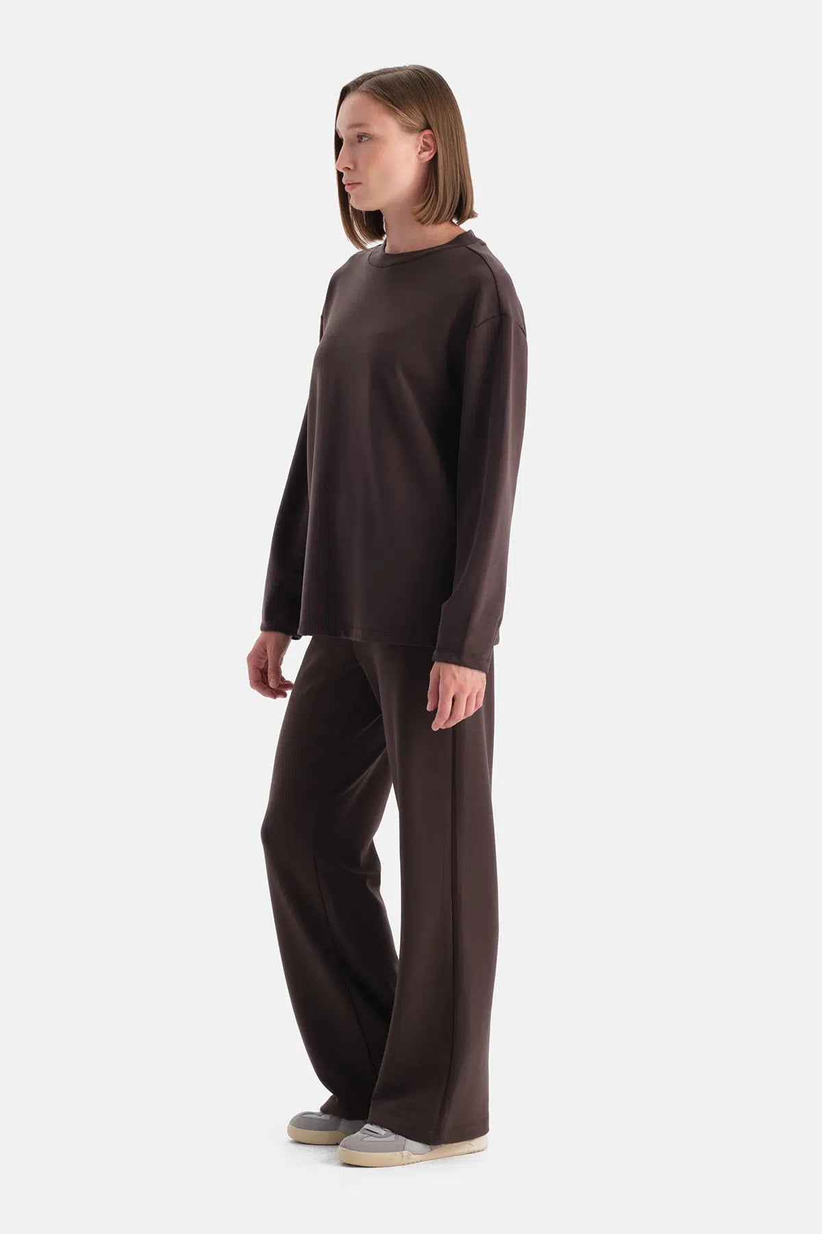 DÜŞÜK OMUZ MODAL OVERSİZE SWEATSHIRT