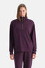Mürdüm Travel Yarım Fermuarlı Sweatshirt