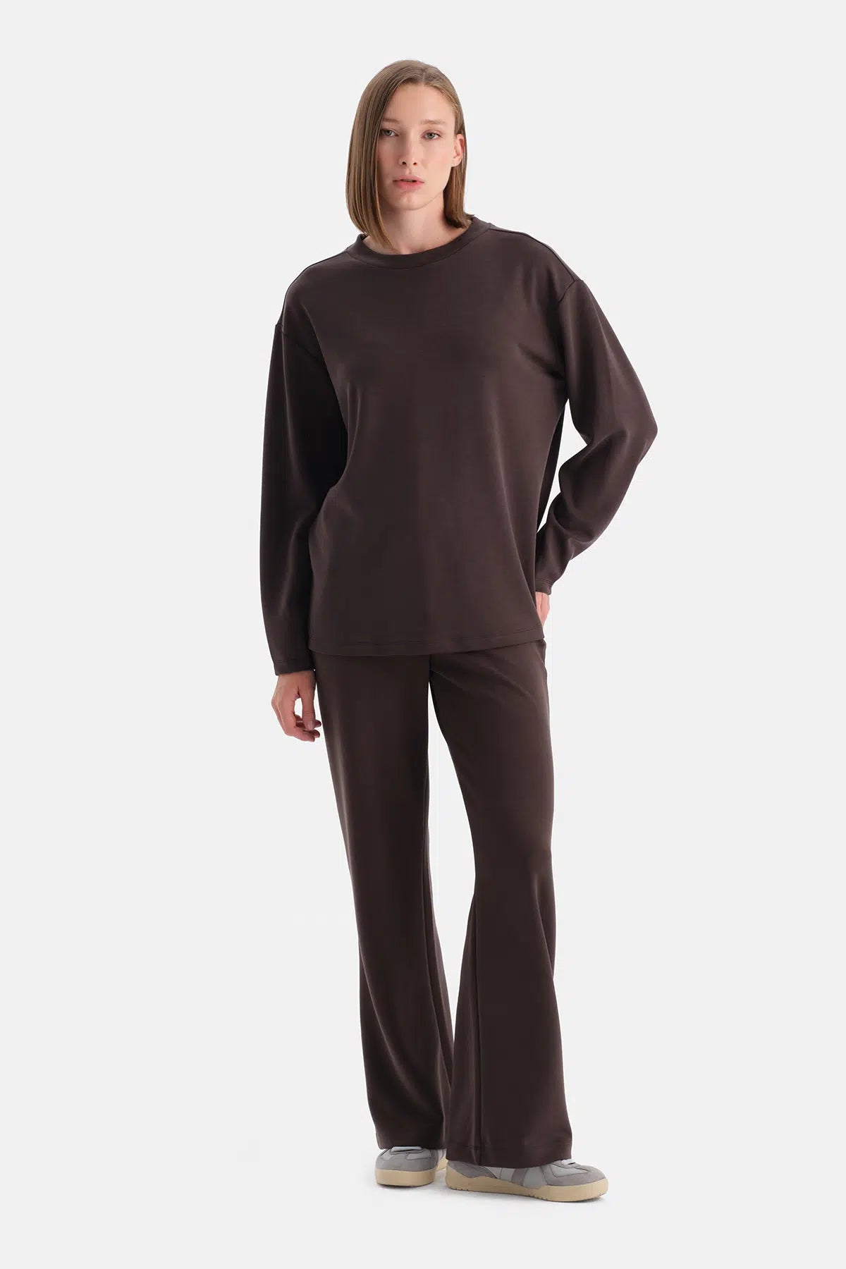 GİZLİ FERMUARLI MODAL PANTOLON
