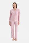 LEOPAR DESENLİ TERMAL PİJAMA TAKIMI