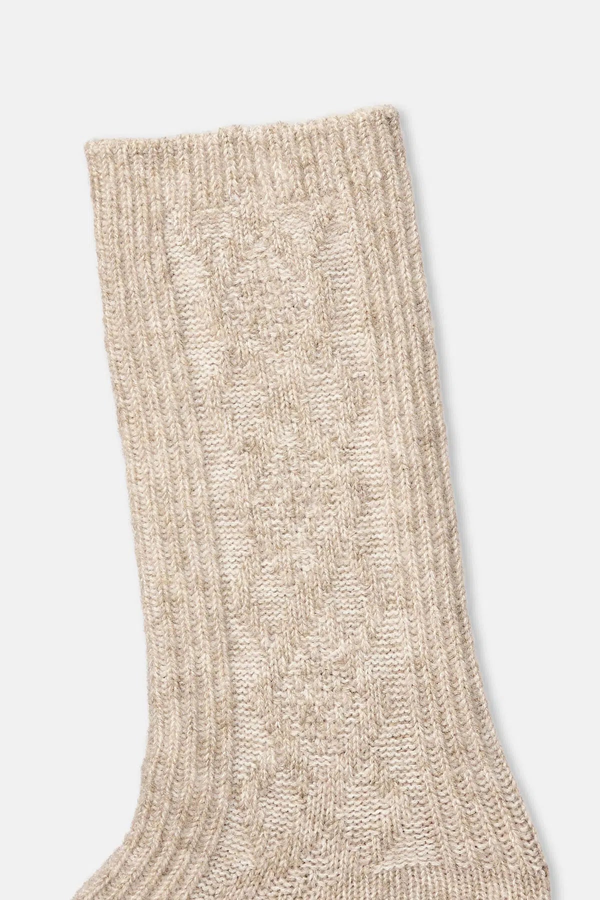 KADIN ÖRGÜ DESENLİ COSY ÇORAP