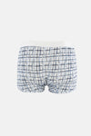 Açık Mavi-Mavi 3'lü Desenli Micro Modal Boxer