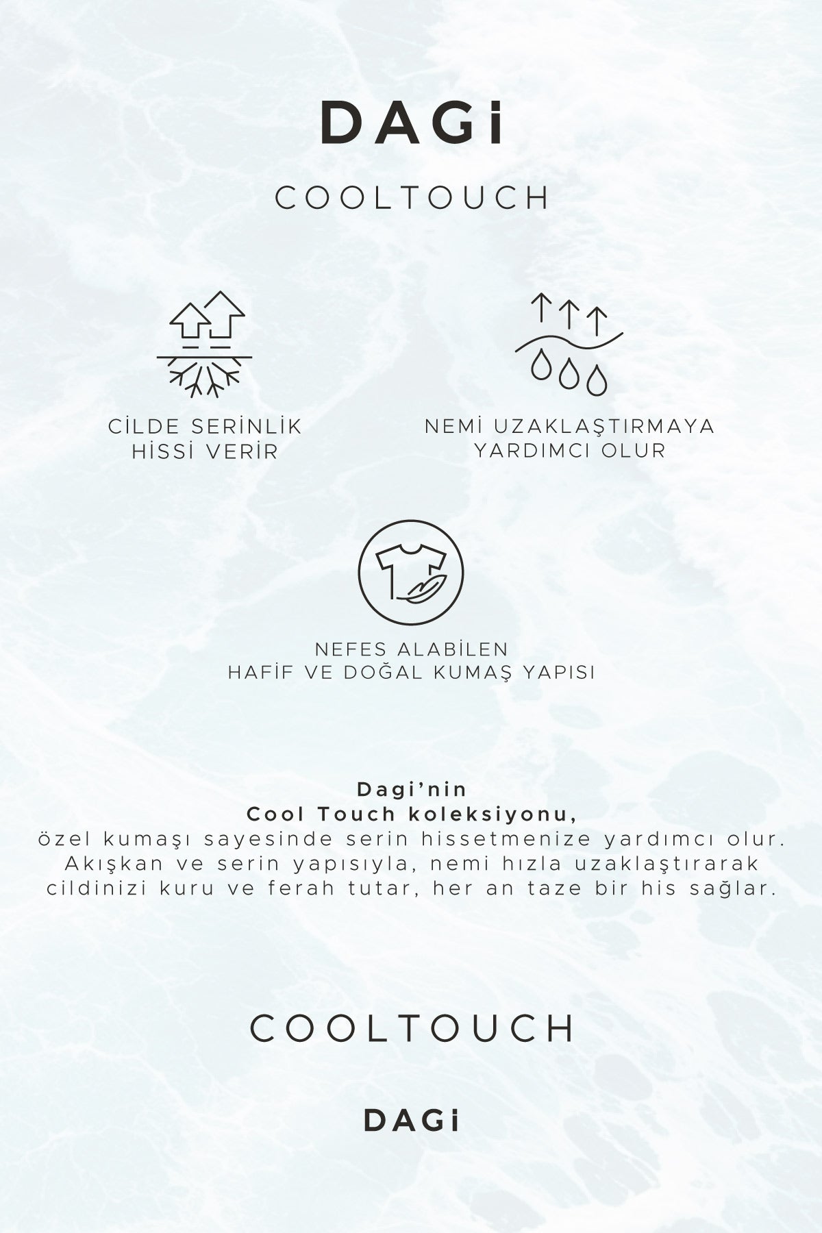 Açık Mavi Cool Touch Bisiklet Yaka Tişört