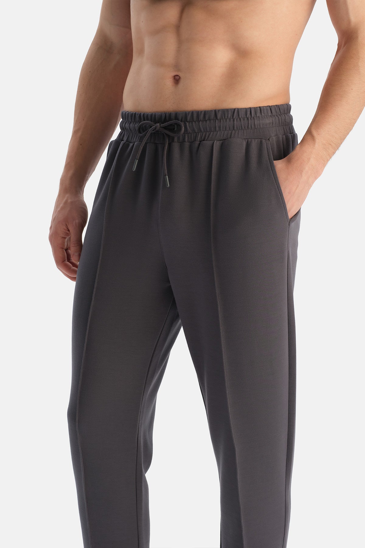 Antrasıt Nervürlü Jogger Pantolon