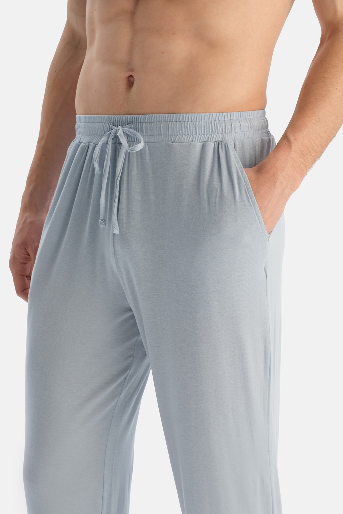 Buz Mavisi Patlı Tişört Pantolon Cool Touch Takım