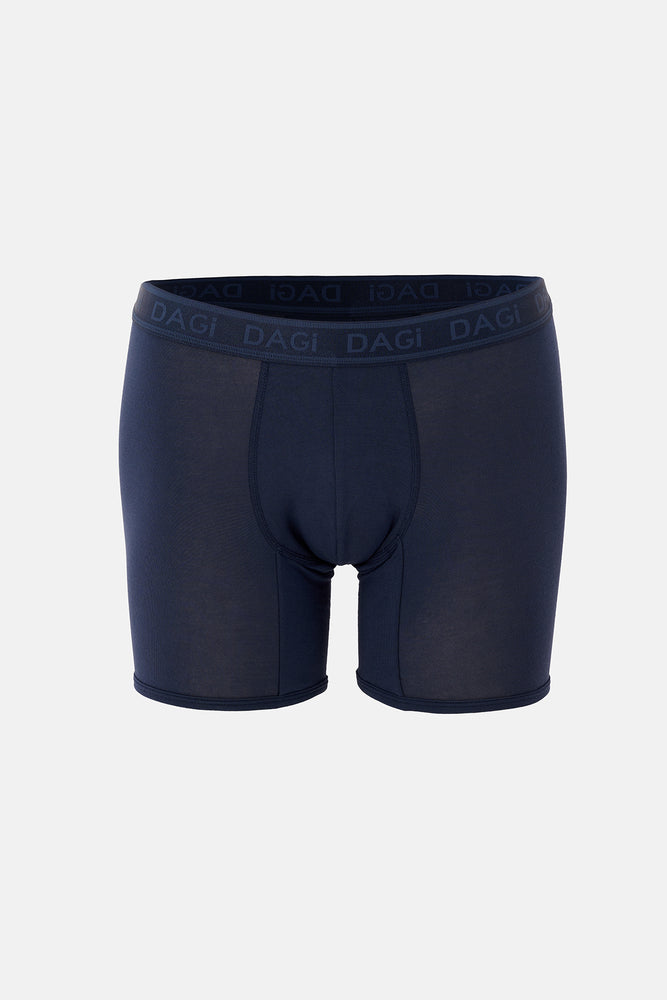 Lacivert Düz Micro Modal Boxer