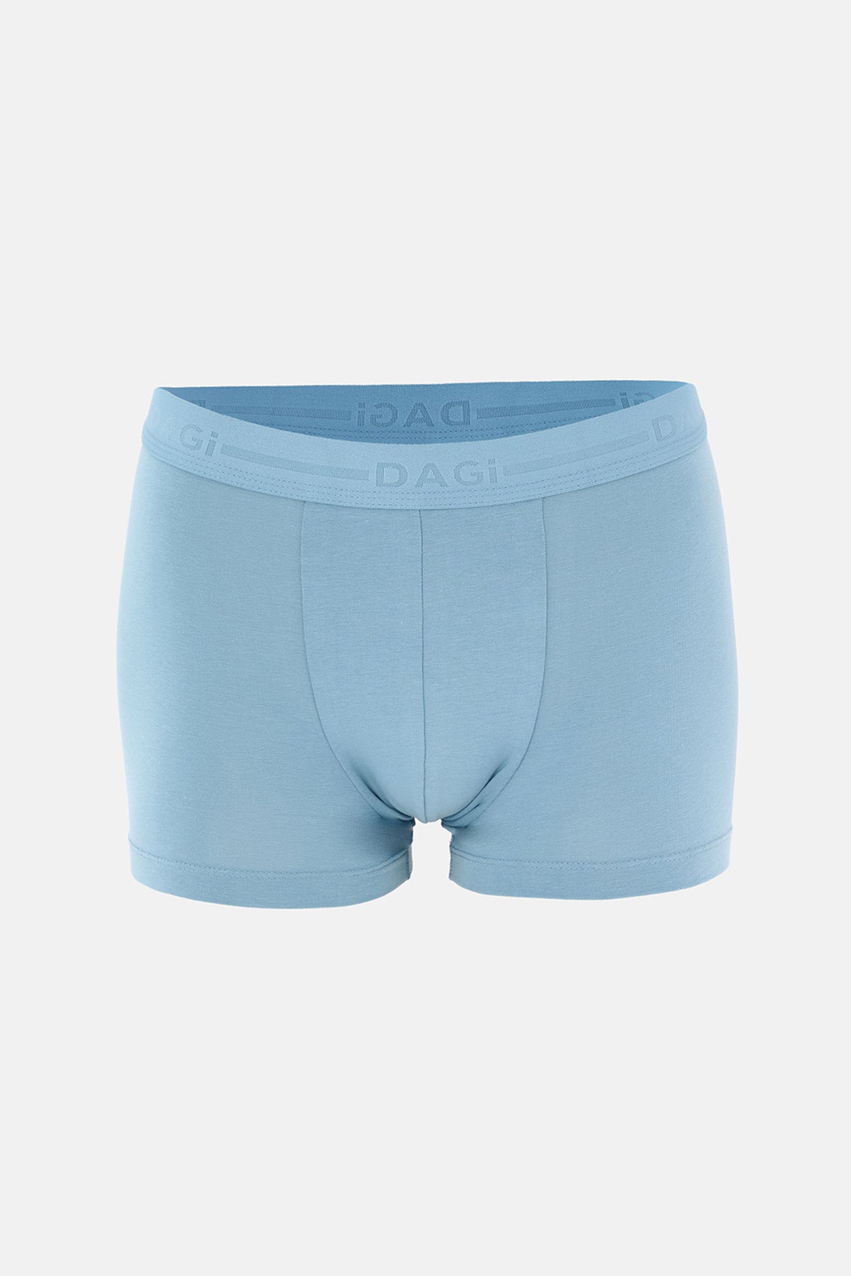 Açık Mavi-Mavi 5210 3'lü Desenli Pamuk Boxer